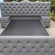 Cama Tapizada. Envío Gratis y Garantía - Img 57010074