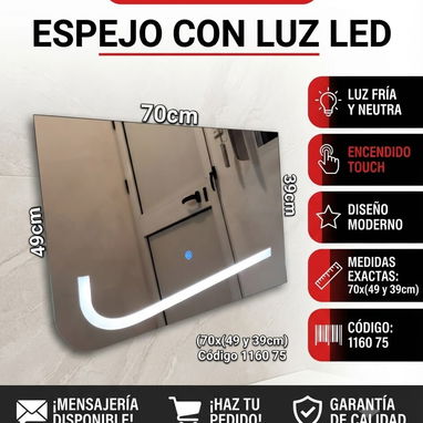 ESPEJOS CON LUZ LED Y ESPEJOS DECORATIVOS - 7/7