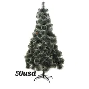 Árbol de navidad coposo nevado 1.50cm de alto - Img 58198276