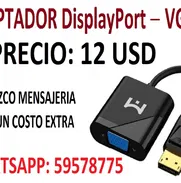 EN VENTA LOS BUENOS ADAPTADORES DISPLAYPORT-VGA. TENGL MENSAJERIA ADICIONAL - Img 49844005
