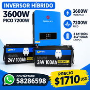kit de inversor hibrido de 3600w y 5000w de bateria - Img 57498304