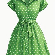 Vestido verde nuevo talla M. Acepto transferencia - Img 57899197
