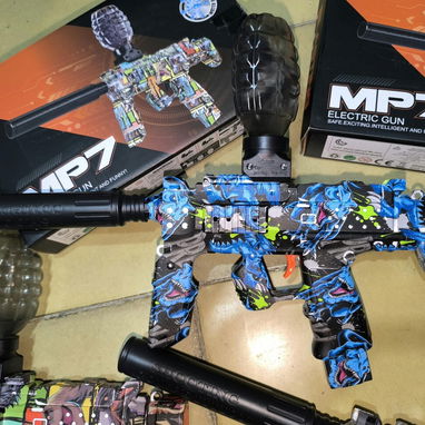 Ametralladora M416 y Mp7 super lindas de bolita hidrogel dispara duroo - 3/10