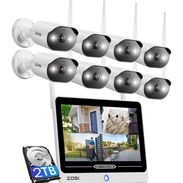 Kit de Cámaras ZOSI 88L2-3023W8-US 8 cámaras monitor de 12" integrado y disco duro de 2 TB - Img 58116052