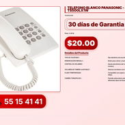 TELEFONO BLANCO PANASONIC - KX-TS500LX1W VPT-0280 - Img 56216647