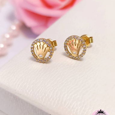 Aretes de oro 10k originales calidad garantizada - Img 122807630