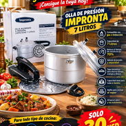 🥘7 LITROS🥘 OLLA DE PRESIÓN IMPRONTA 7 LITROS. TENEMOS MENSAJERIA CON FACTURA Y GARANTIA. 📲 54833699 - Img 58041377