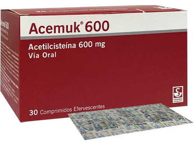 Acetilcisteína 600 mg para la tos y para expectorar - Img main-image