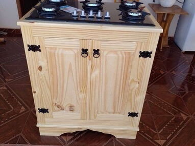 Muebles de cocina móviles de madera con fregaderos, cocinas empotrables. - Img main-image