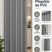 Puertas corredera de pvc, colores blanco y gris disponible - Img 58079456