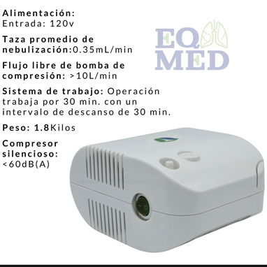 Nebulizador Compresor para dar aéreosol Adulto/infantil Accesorios Silencioso 54321470 - Img 96353033