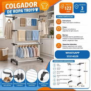 COLGADOR DE ROPA TR019, ENTREGA DE FACTURA. VARIEDAD DE ARTÍCULOS PARA EL HOGAR - Img 56877101