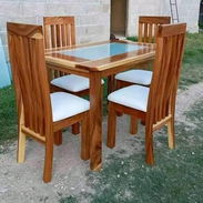 Mesa + Sillas. ENVÍO GRATIS y Garantía. - Img 57709381