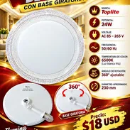 LÁMPARA LED DE TECHO CON BASE GIRATORIA, FACTURA Y GARANTÍA. VARIEDAD DE ARTÍCULOS PARA EL HOGAR, ELECTRODOMÉSTICOS, ETC - Img 58294568