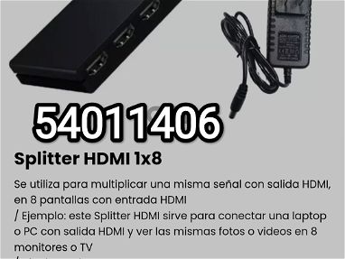 !!Splitter HDMI 1x8 (ocho salidas de video)!! - Img 65192705