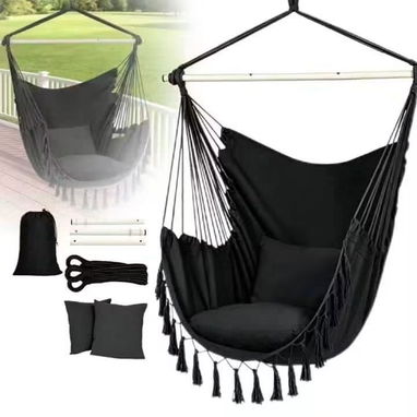 🌺️ Hamacas tipo asiento de estilo bohemio - 3/9