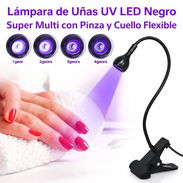Lámpara para Uñas UV LED con Pinza y Cuello Flexible - Img 55165343