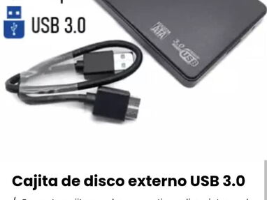 Cajita de disco duro externo USB 3.0/ Caja de disco SATA 2.5" 3.5"/ Caja para convertir disco de laptop en disco externo - Img 62797947