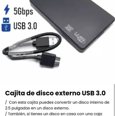 Caja para disco duro de 3.5” y 2.5” - Img 62797947