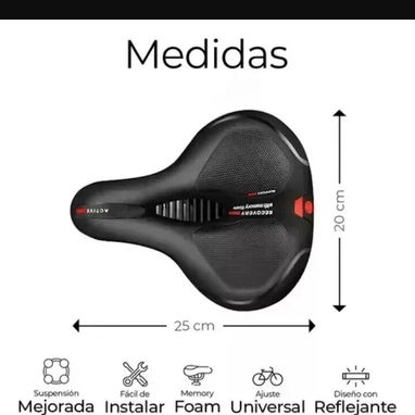 Sillin de bicicleta prostático, muy cómodo y nuevo en su estuche - Img 123326539
