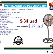 Ventilador de pedestal de 18 pulgadas marca milexus nuevo - Img 50082474