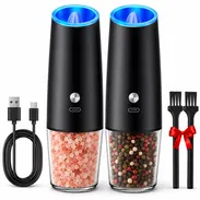 Juego de 2 molinillos eléctricos de sal y pimienta - Img 57639099