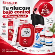 Kit completo de glucometro con medidor de glucosa - Img 57476303