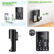 🔋 Cargador Profesional EBL de Carga Rápida - Img 52088095