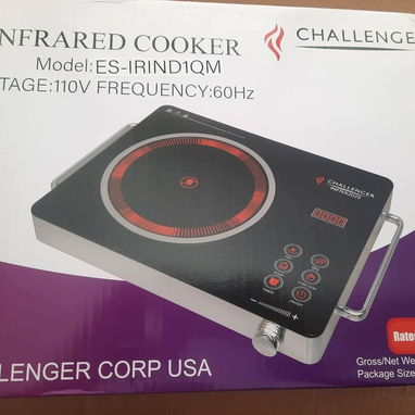 COCINA INFRARROJA CHALLENGER 3500 WATT 35 USD Hasta su Casa 5️⃣3️⃣7️⃣0️⃣5️⃣2️⃣0️⃣8️⃣ - Img 115735593