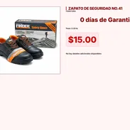 ZAPATO DE SEGURIDAD NO.41 VPT#-0345 - Img 55438451