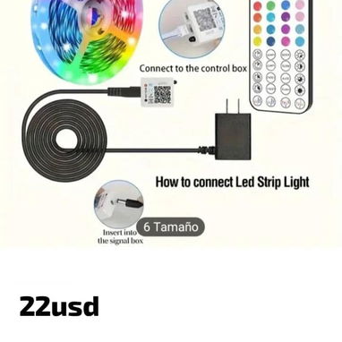 Tiras led con Transformador y Bluetooth - 2/2