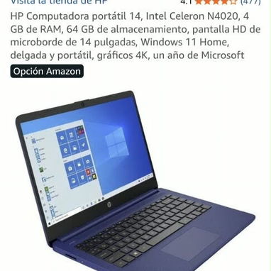 HP 14-dq0010nr (Poco Uso, Perfecto Estado) - 2/2