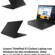 Laptop Lenovo ThinkPad X1 Carbon Laptop con Windows de alto rendimiento, Intel Core i7, 16 GB de RAM, SSD de 512 GB - Img 44852188
