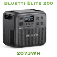 Estación de energía Bluetti Elite 200 v2  Capacidad 2073.6 Wh / 51.2v / 40.5 Ah Potencia nominal 2600 W - Img 56761305
