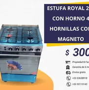 🛑🛑🛑 ESTUFA ROYAL 24'' CON HORNO 4 HORNILLAS CON MAGNETO MENSAJERÍA GRATIS 🛑🛑🛑 - Img 49790216
