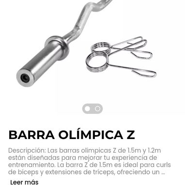Barras olímpicas para hacer ejercicio - Img 119457978