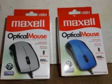 Mouse marca maxell fuente de alimentación USB, nuevo de paquete en su caja - Img 41926561
