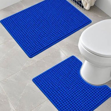 Juego de Alfombras para Baño – 2 piezas  💰14 USD  Un set práctico para completar el baño - 4/9