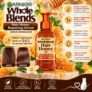 Sérum Reparador Garnier Whole Blends Hair Honey – Para Puntas Abiertas y Frizz 5.1 oz - Img 57776742