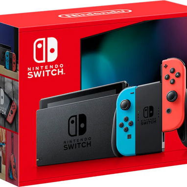 Nintendo Switch – Consola Híbrida con Joy-Con Azul/Rojo Neón - Img 119135257