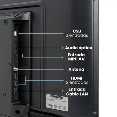 TELEVISOR CHALLENGER GOOGLE TV / SMART TV / TELEVISOR INTELIGENTE / NUEVO - Img 112678257