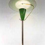 lampara italiana Mid century/años 50s latón y aluminio - Img 45537532