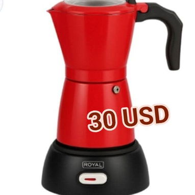 CAFETERAS ROYAL 6 Tazas - Aroma y sabor en cada taza – 6 tazas de café recién hecho. ✅ Nuevas con garantía. - Img 117032282