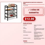 ORGANIZADOR DE ZAPATOS DE 4 NIVELES CH-N568 . - Img 57882110