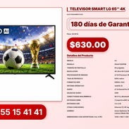 TELEVISOR 50 SMART TV LG UHD AI VPT-0283 - Img 56216679
