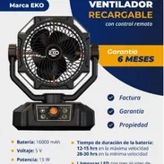 Ventilador recargable - Img 55508765