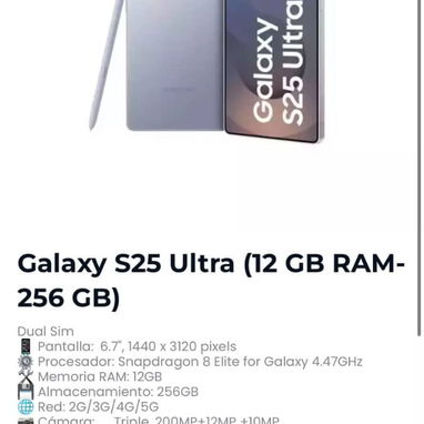 Vendo Samsung Galaxy S25 Ultra Nuevo - 2/2