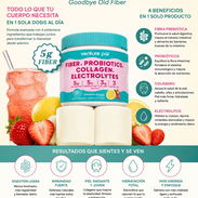 Suplemento con colágeno, fibra, probióticos y electrolitos original - Img 55558300