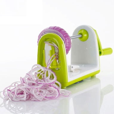 Mandolina Espiral Slicer - Picador de frutas y verduras 🌐 - 2/7