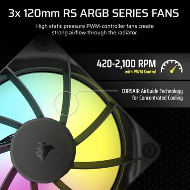 Disipador Corsair Nautilus 360 RS ARGB Precio 150usd 56381230✍️ - Img 120294516
